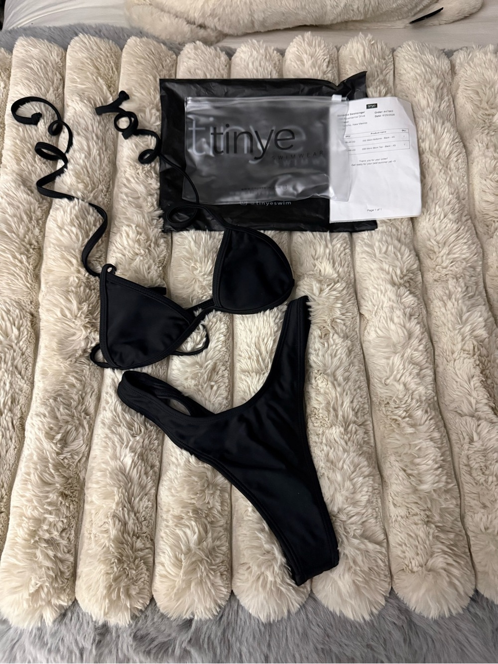 tinye Swimwear Black Bikini Set - Women Swim